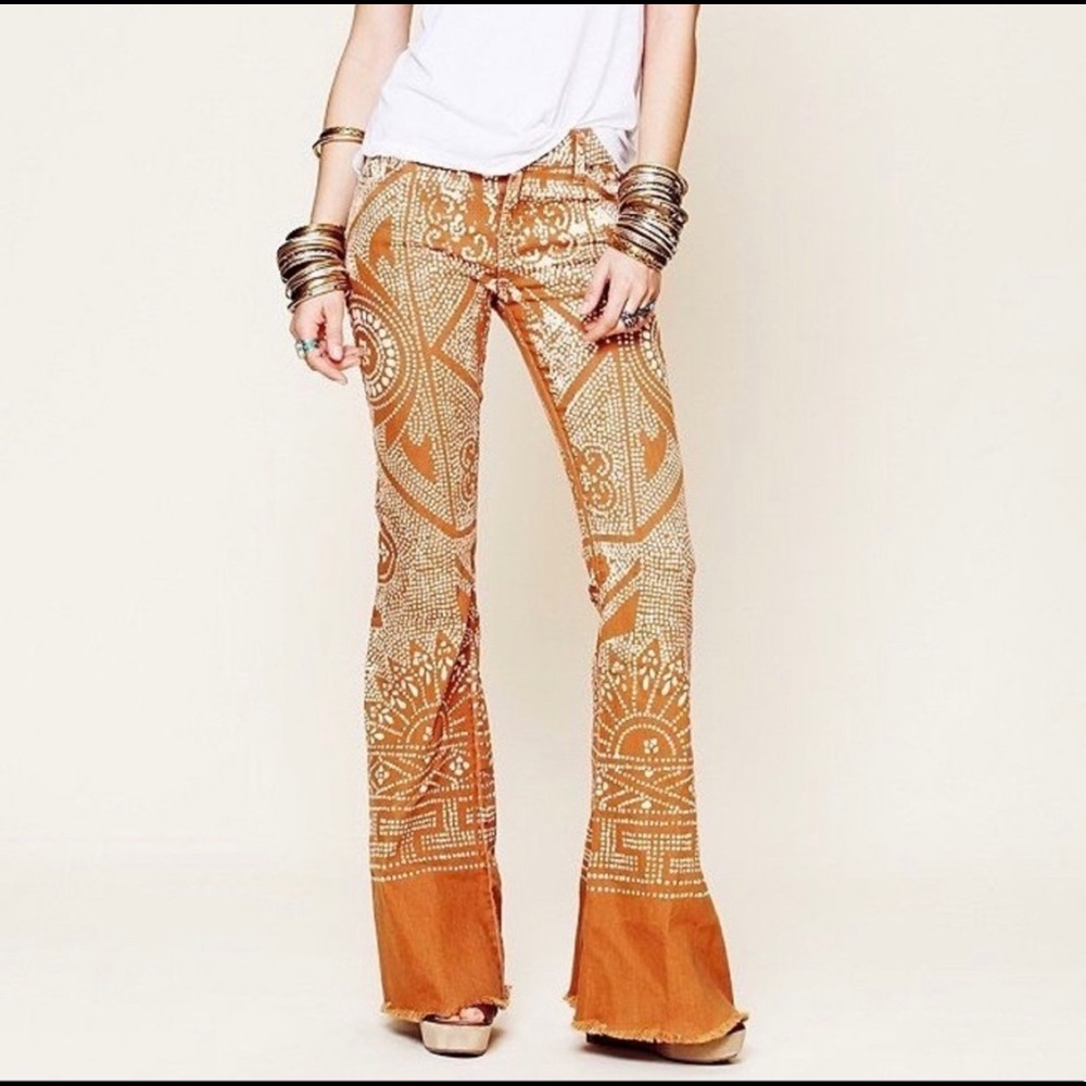 ISO Free People Bali Discharge Flare Camel 28 / 29